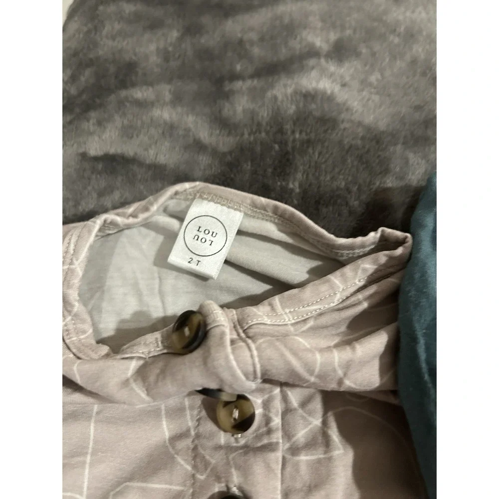 Lot Of 4 Lou Lou Bamboo Pjs Size 2t